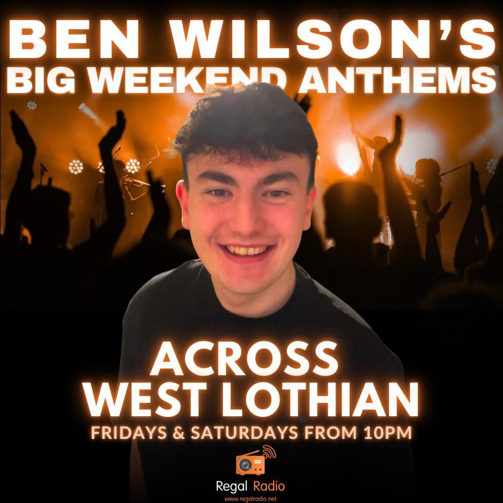 Ben smiles at the camera on the backdrop of a nightclub crowd