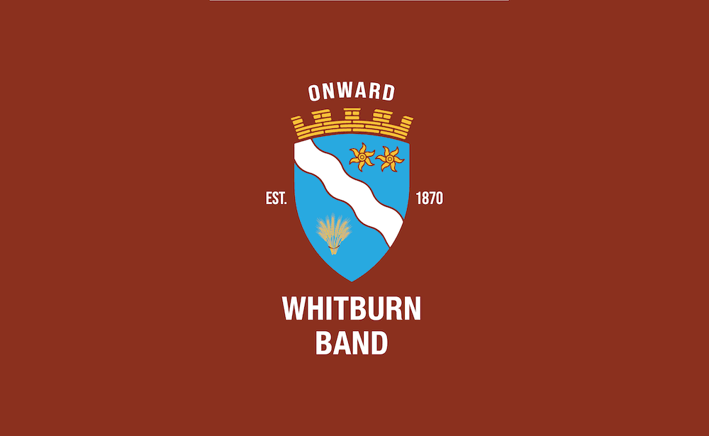 Crest of Whitburn Band, established 1870